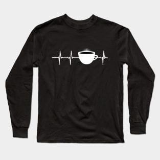 Coffee In My Heartbeat Long Sleeve T-Shirt